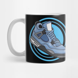 AJ 4 Retro unv Blue Sneaker Mug